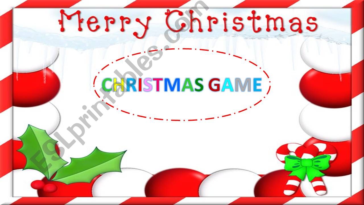 Christmas game powerpoint