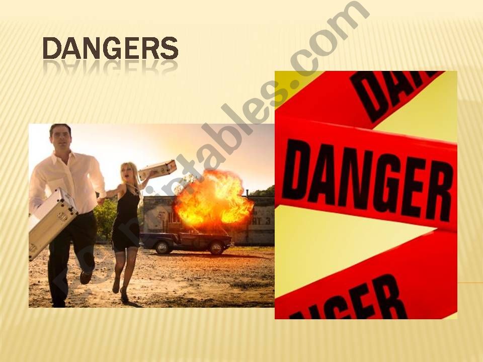 Danger and dangerous things powerpoint