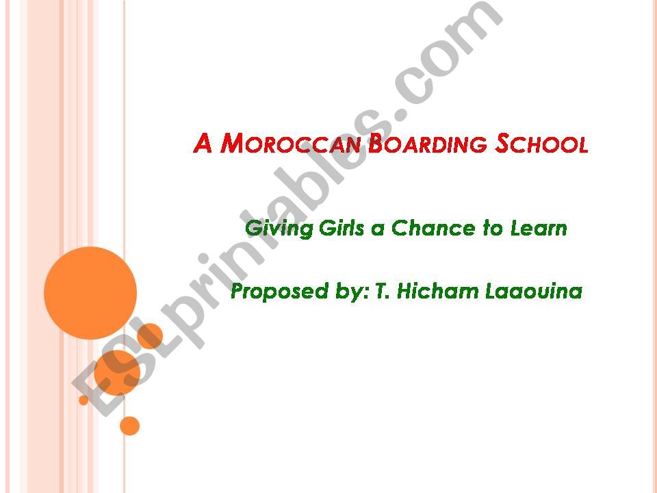 A BOARDING SCHOOL FOR RURAL GIRLS