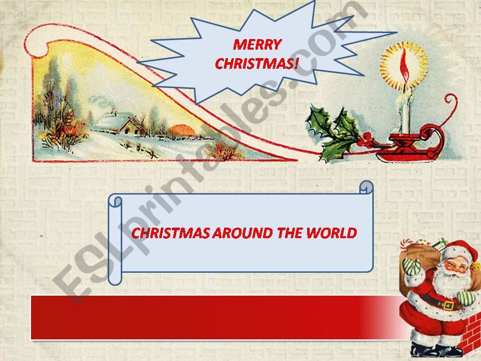CHRISTMAS AROUND THE WORLD powerpoint