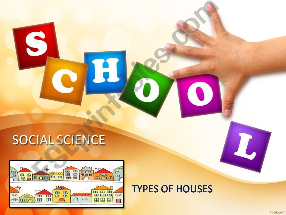 TYPES OF HOUSES powerpoint