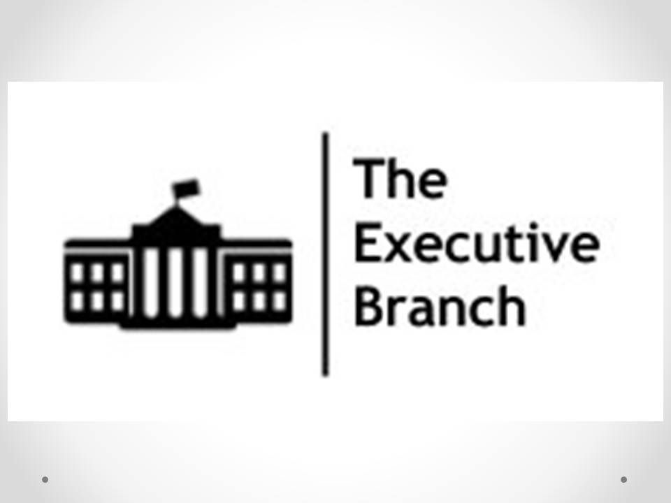 the executive branch powerpoint
