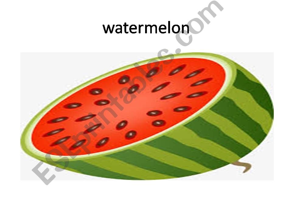 fruits powerpoint