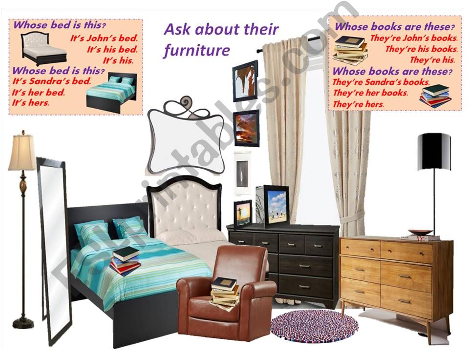 Possessives and furniture powerpoint