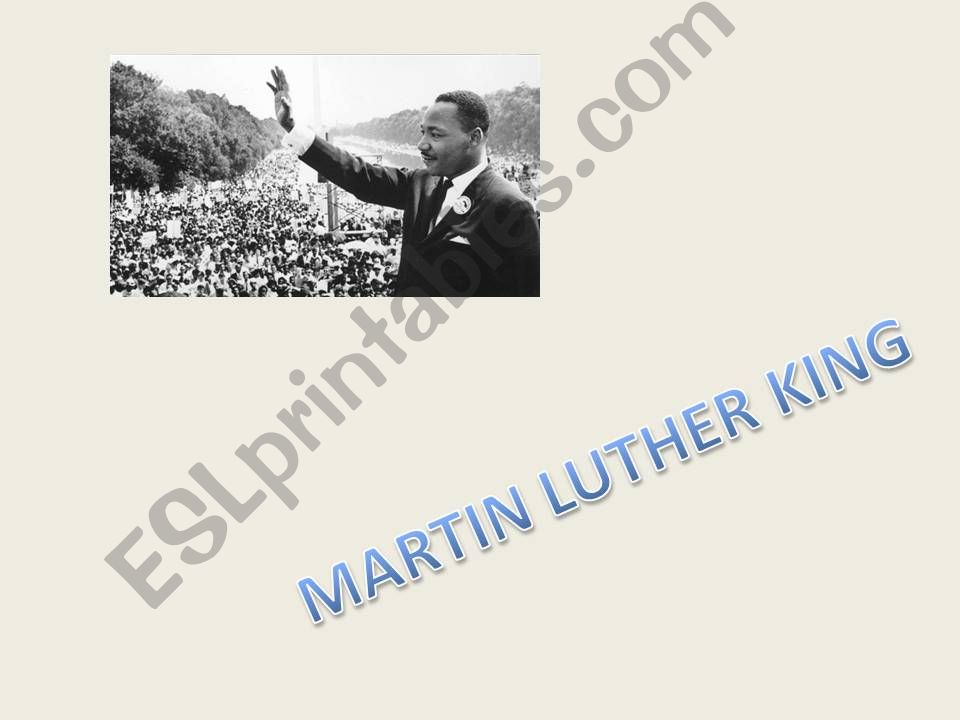 Martin Luther King powerpoint