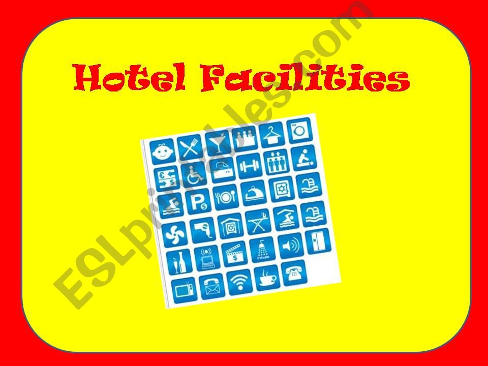 hotel facilities powerpoint