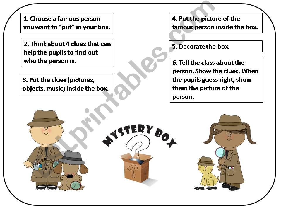 Mystery Box powerpoint