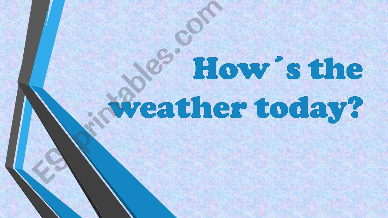 Days and weather powerpoint