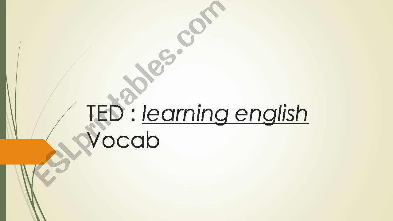 vocab studies powerpoint