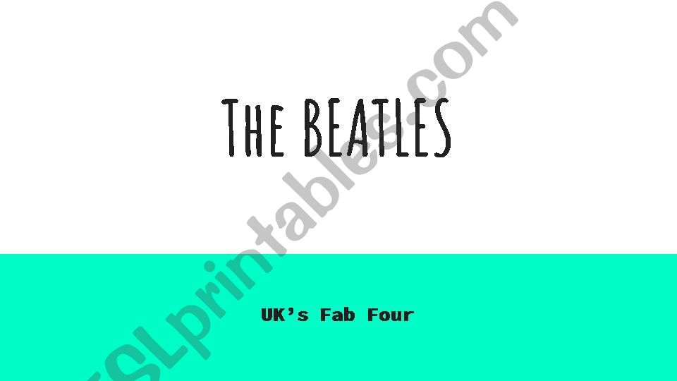 The Beatles  powerpoint