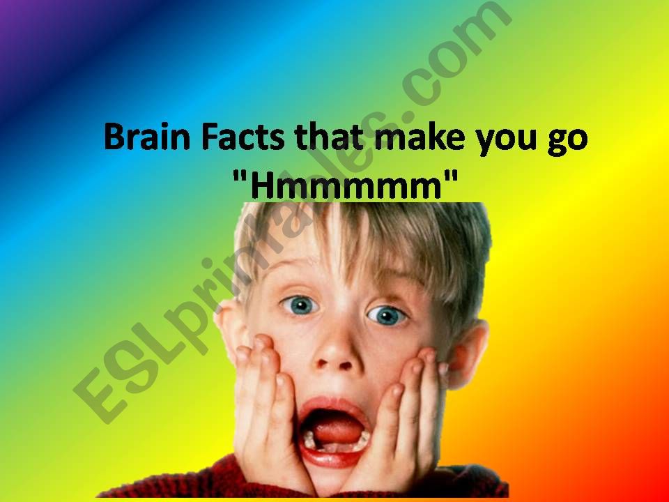 Interesting brain facts powerpoint