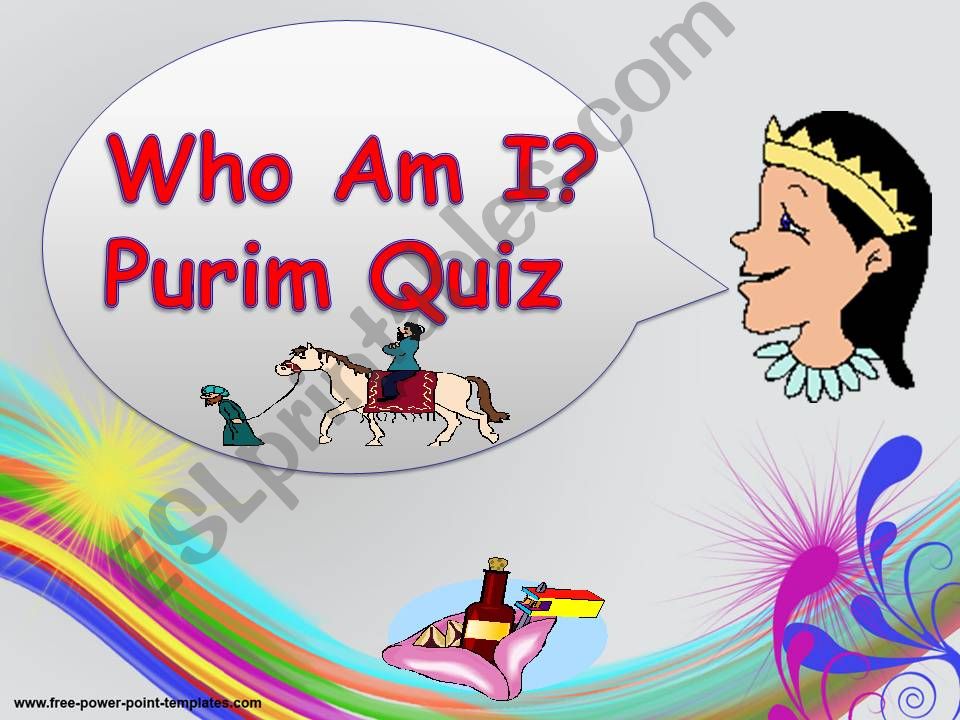   PURIM HOLIDAY powerpoint