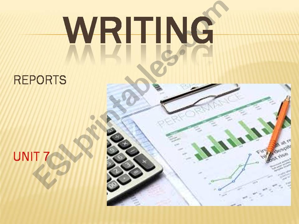 How to write a report powerpoint