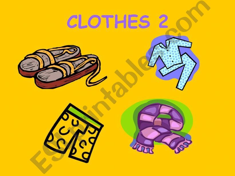 clothes 2 powerpoint