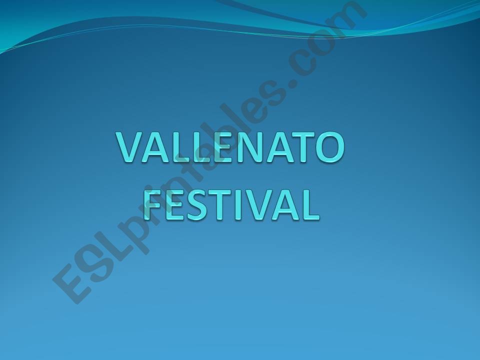 Vallenato Festival Colombia powerpoint