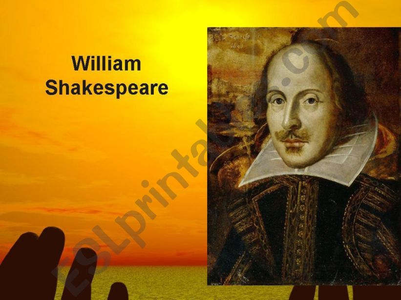 Shakespeares Biography powerpoint