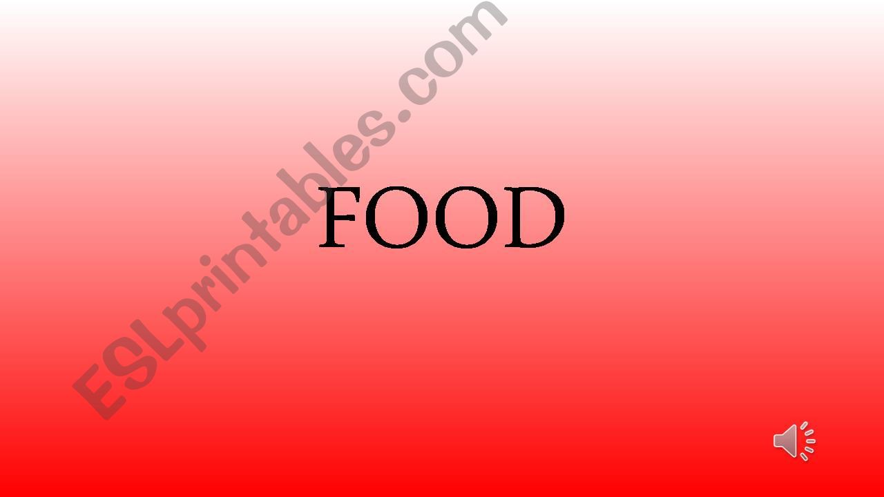 Food powerpoint