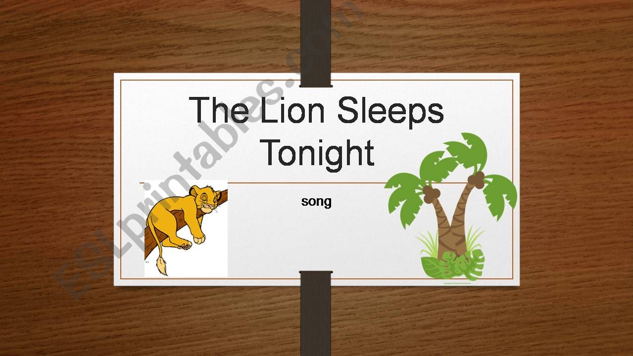 The Lion Sleeps Tonight Lyrics explained