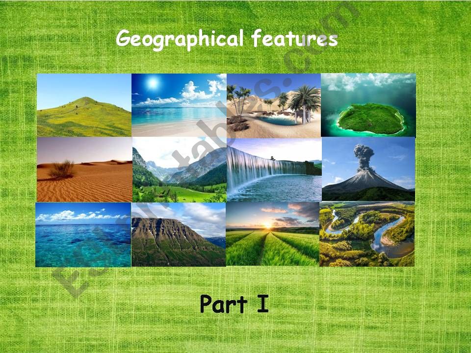 Geographical features powerpoint