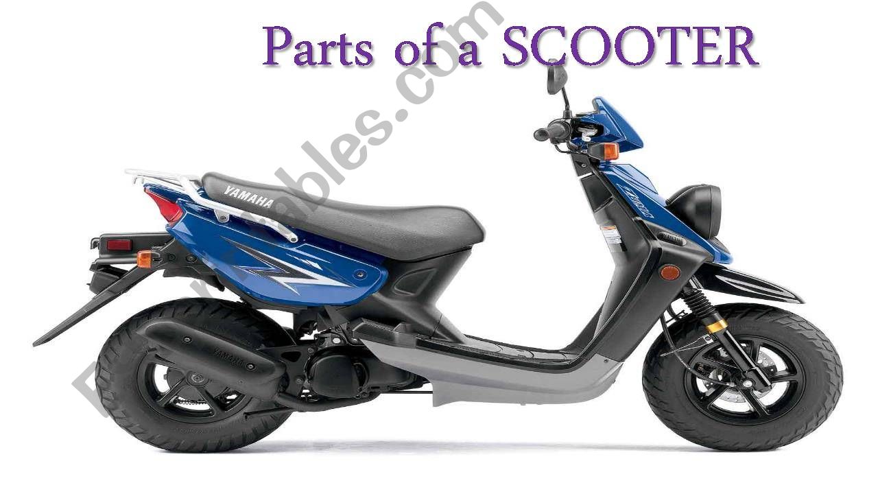 Parts of a motor scooter powerpoint