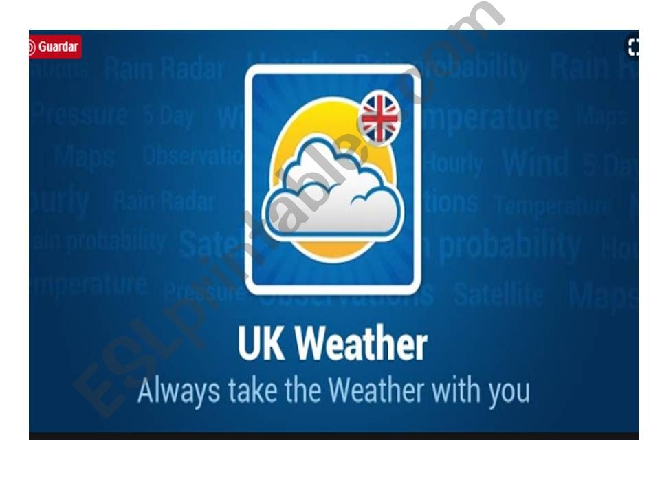 Being the Weather Forecast Man or Woman