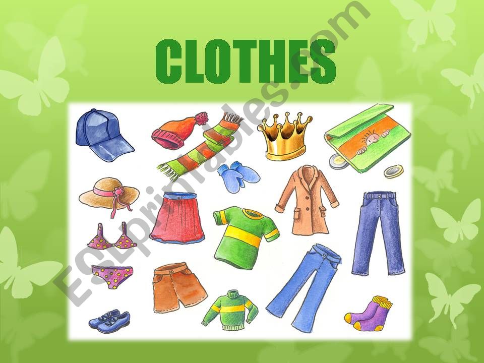 Clothes powerpoint