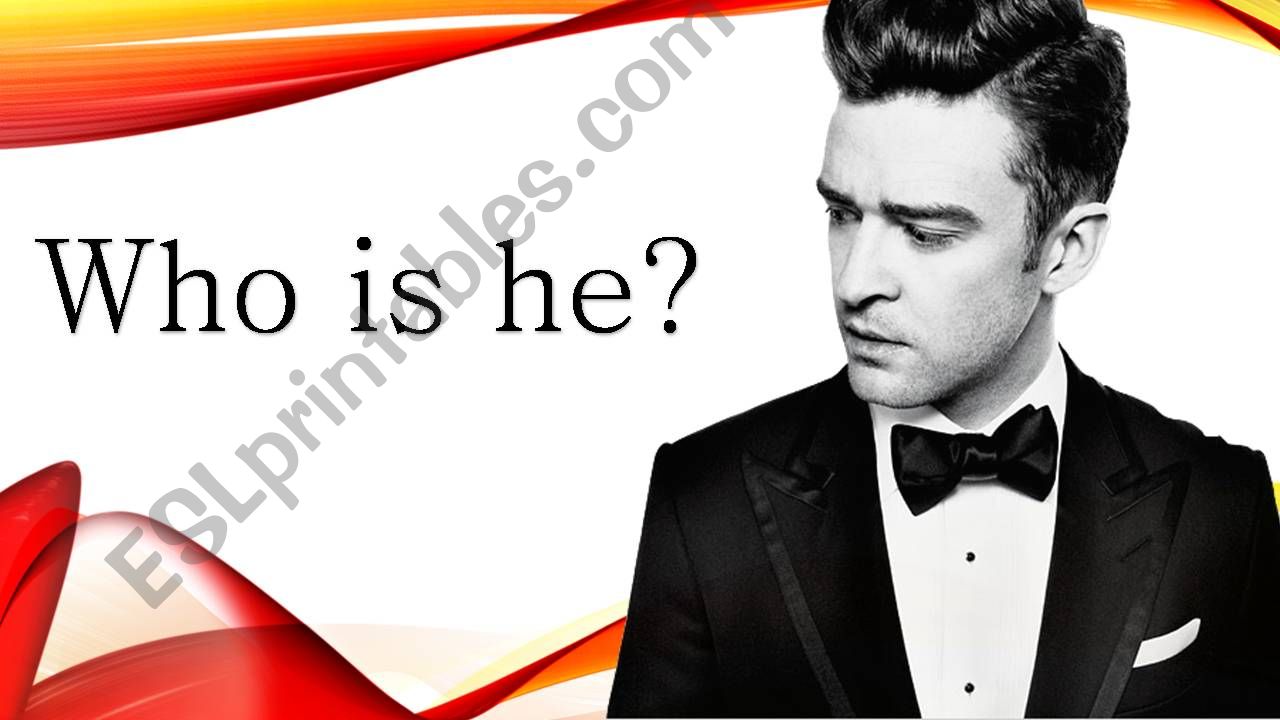 Justin Timberlake powerpoint