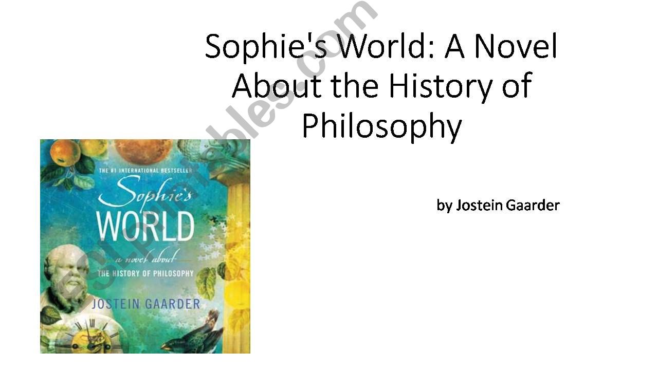 Sophies world powerpoint