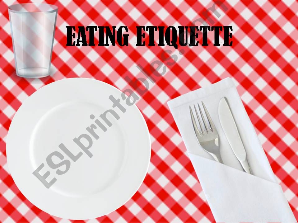 TABLE MANNERS powerpoint