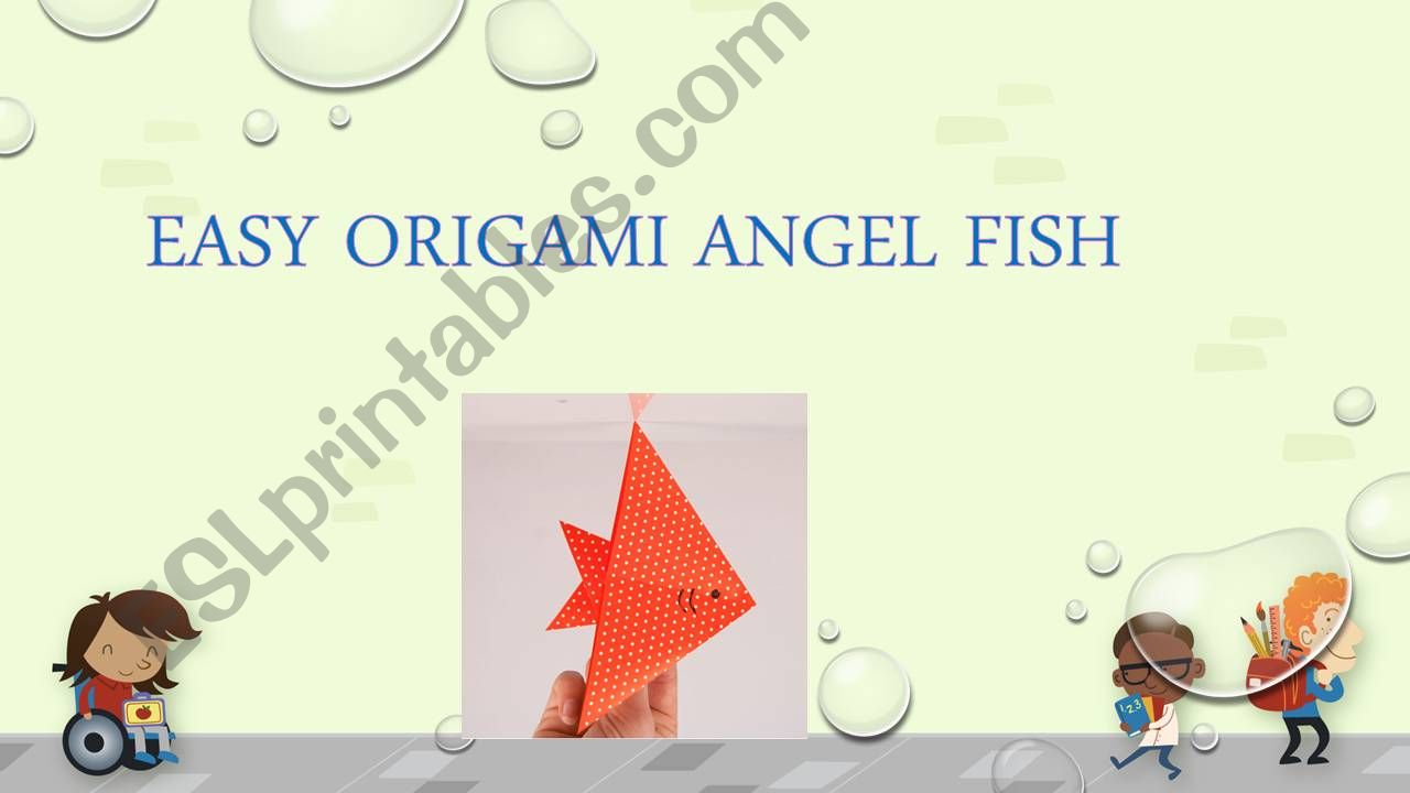 Origami Angelfish powerpoint