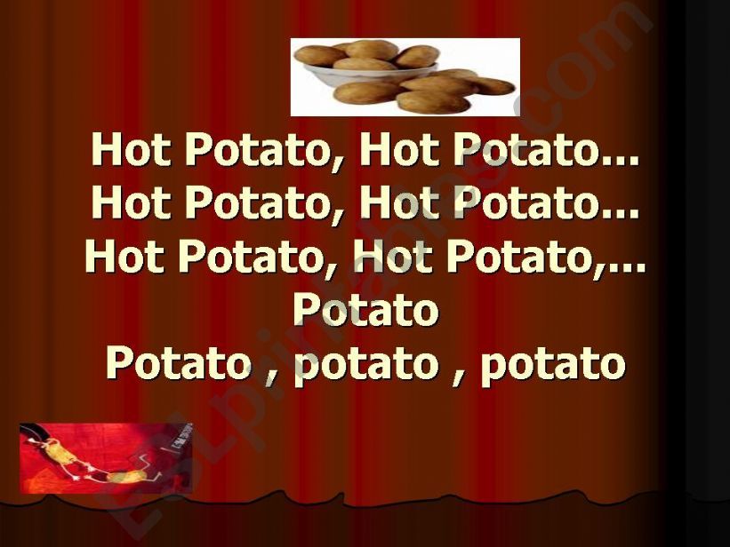 wiggles - hot potato powerpoint