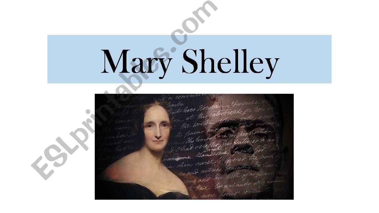 Mary Shelley powerpoint