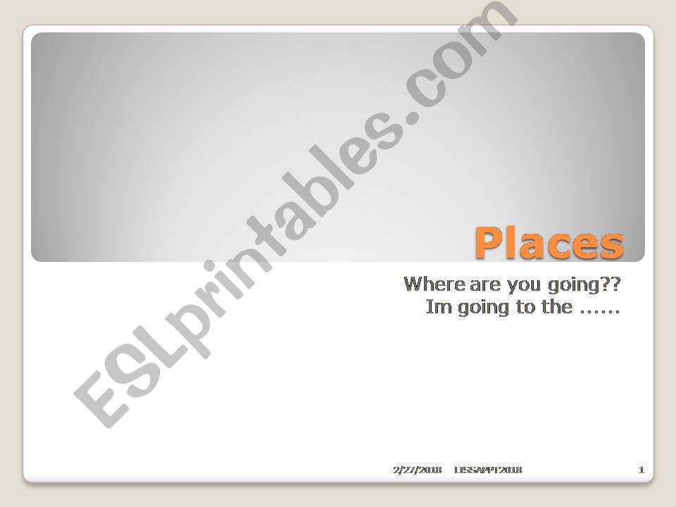 Community places powerpoint