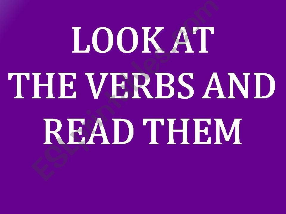 verbs plus gerunds powerpoint