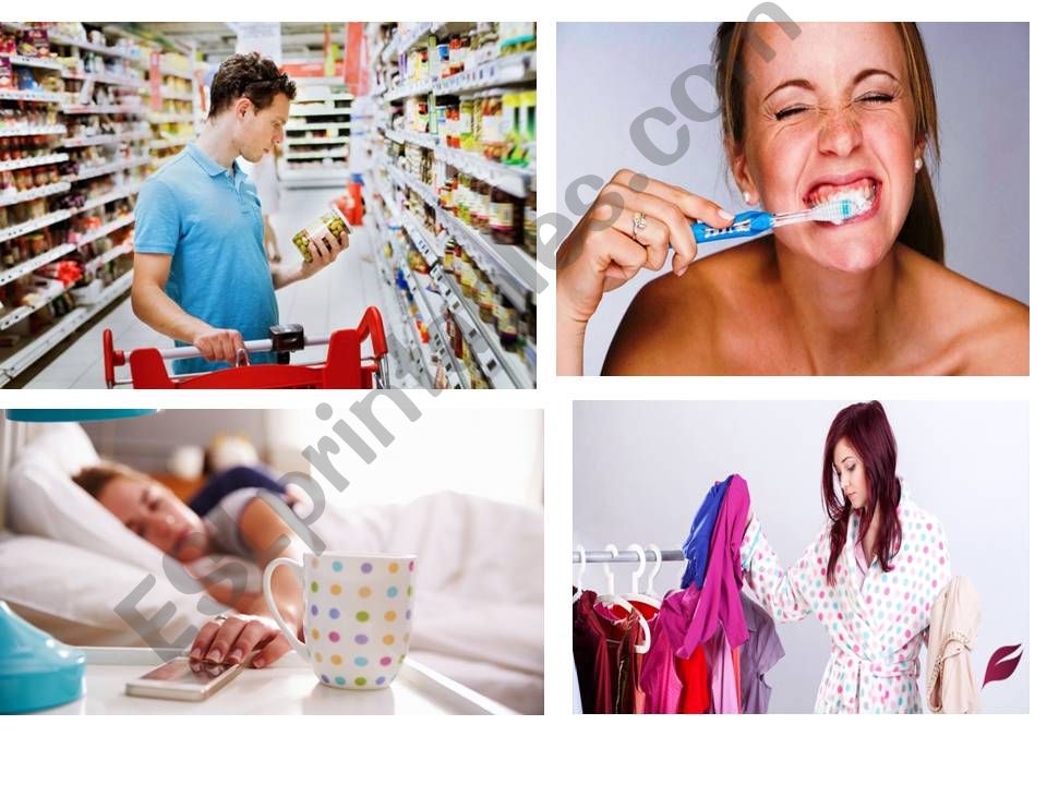 EVERY DAY ACTIVITIES powerpoint