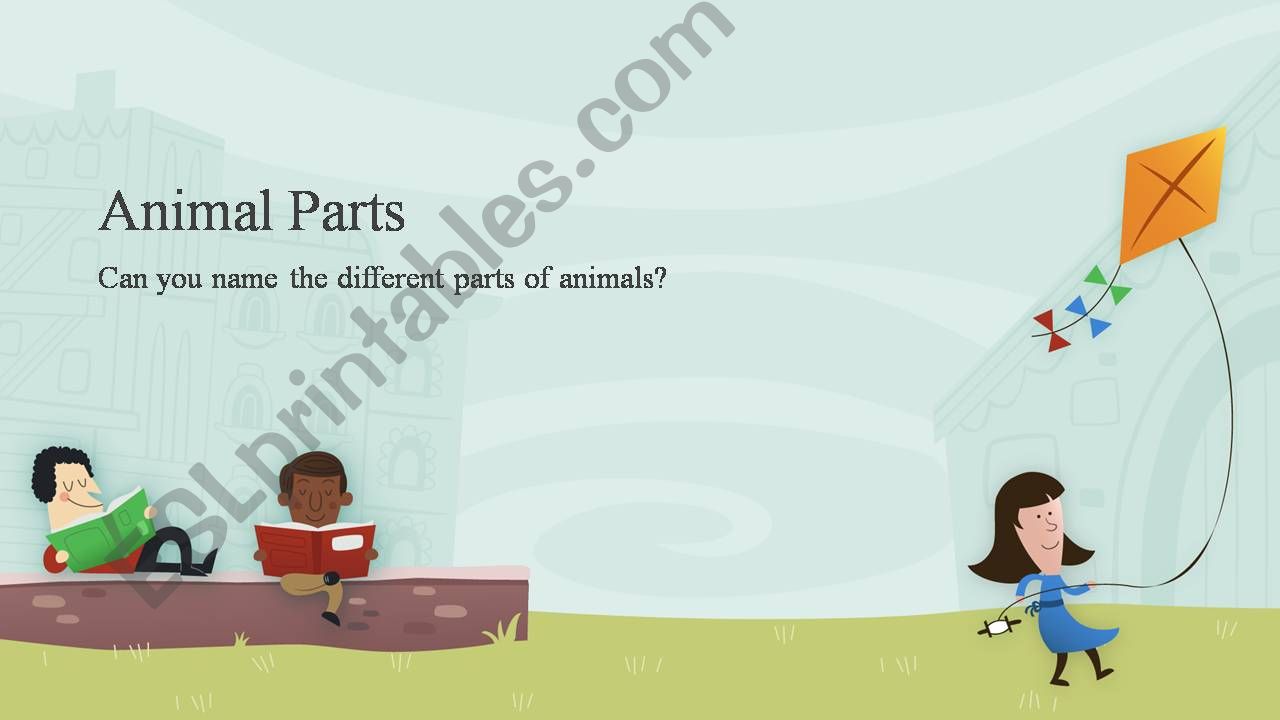 Name the Parts of the Animal powerpoint