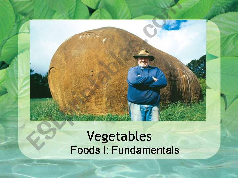 Vegetables powerpoint