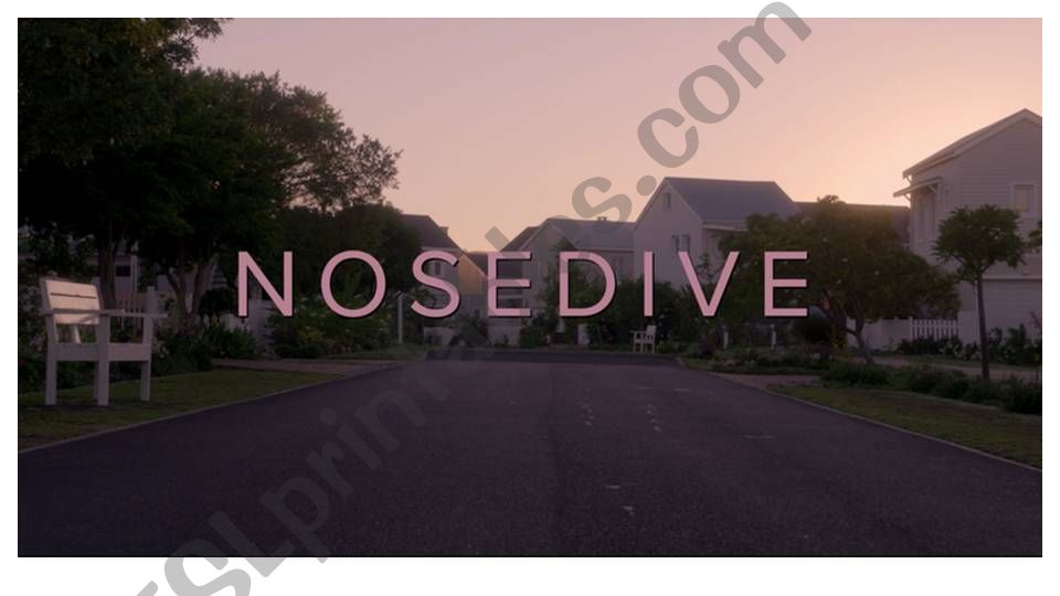 NOSEDIVE - BLACK MIRROR powerpoint