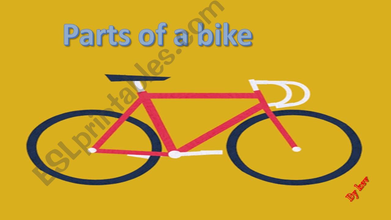 PARTS OF A BIKE powerpoint