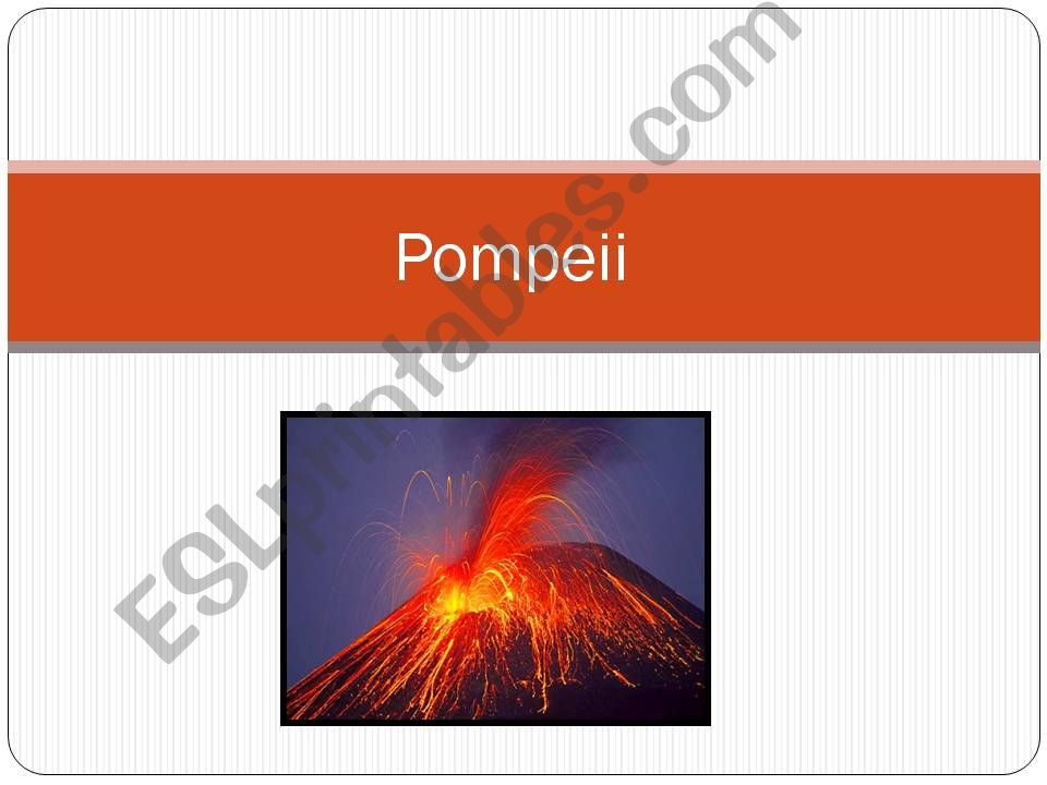 Pompeii introduction powerpoint