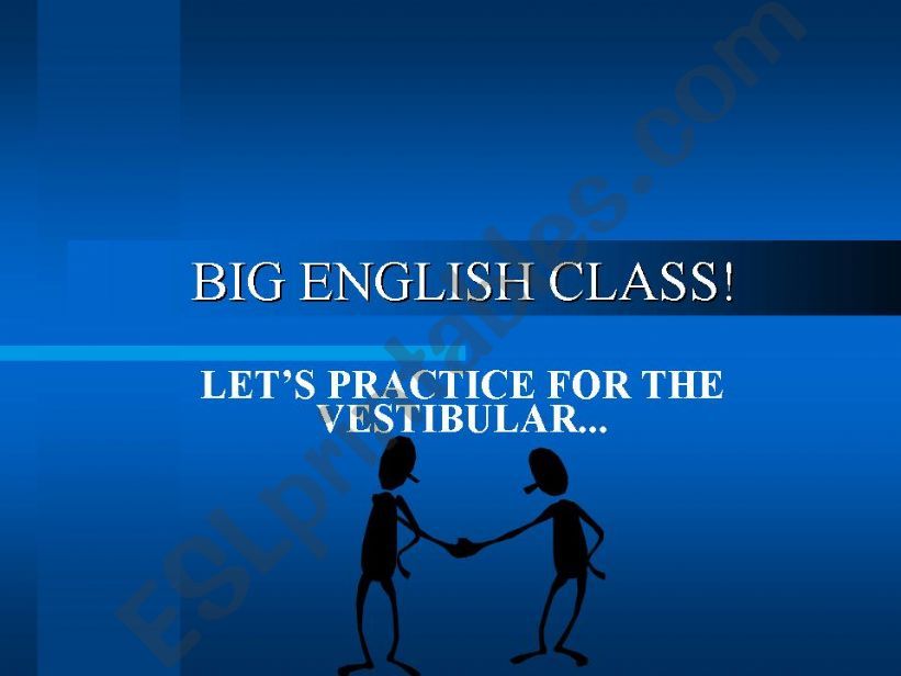 powerpoint /part1/practicing for the vestibular