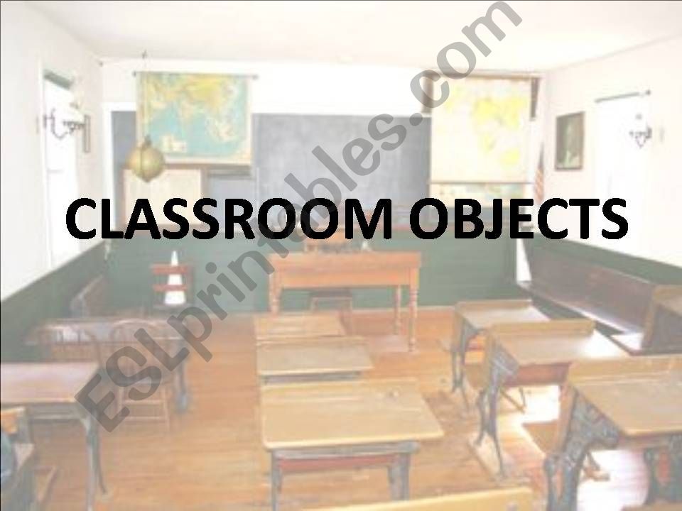 Objects of the school powerpoint