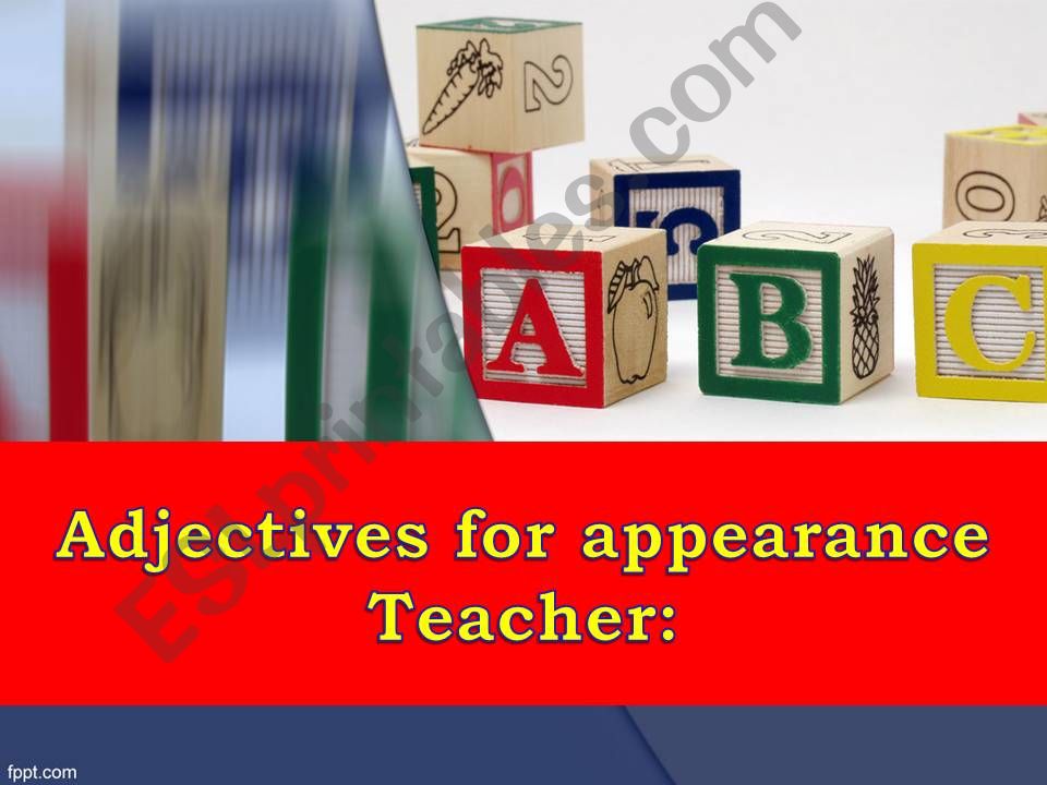 Adjectives for Appearance flashcards
