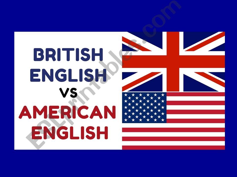 British and American English differences