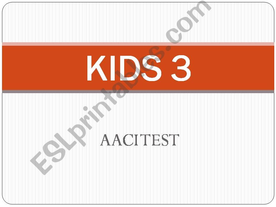 Oral activity powerpoint