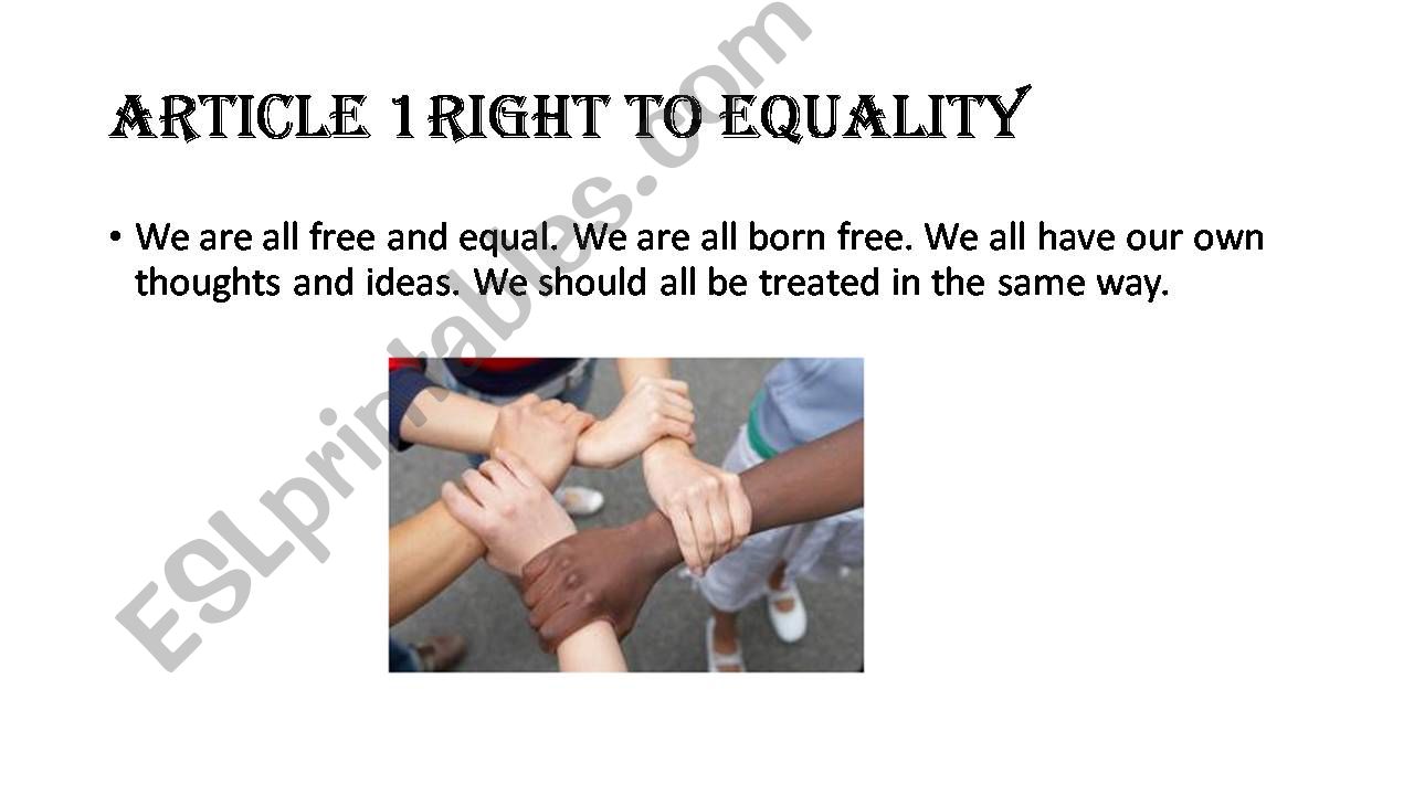 Human Rights 2/3 powerpoint