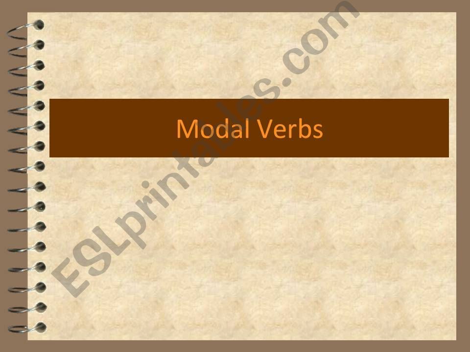 modals powerpoint