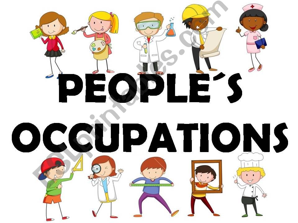 Peoples occupations powerpoint