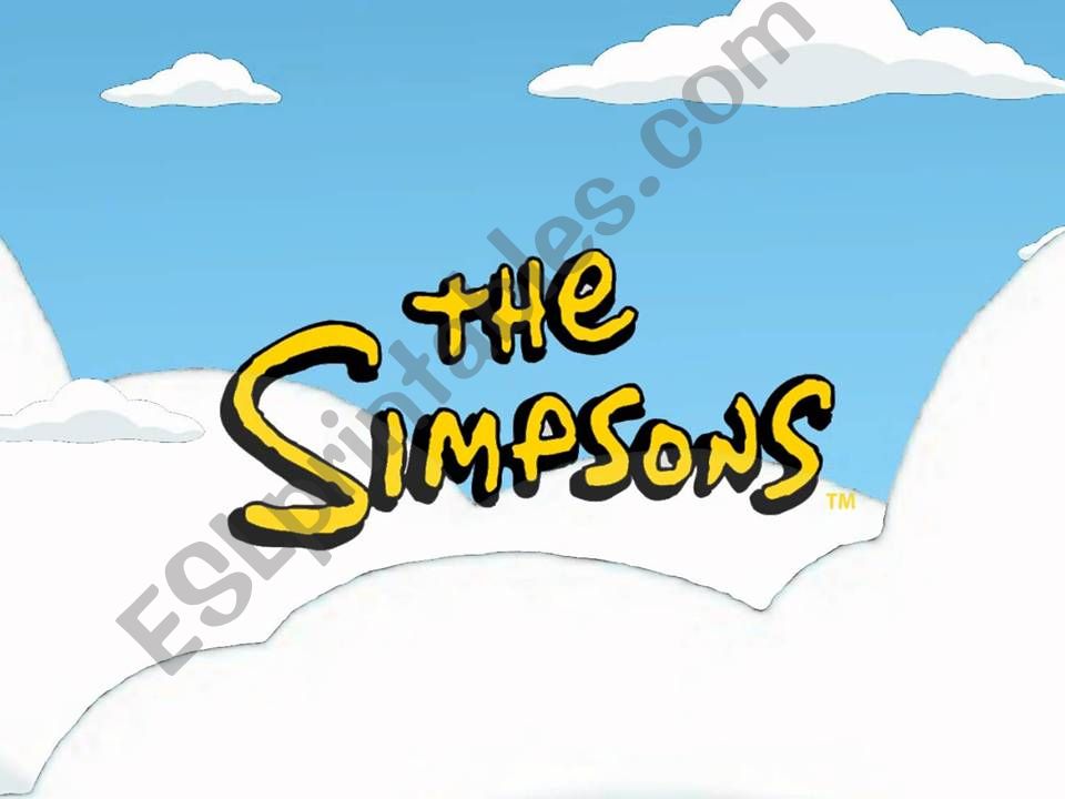 The Simpsons Comparatives powerpoint