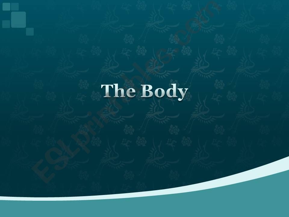 Body part idiom powerpoint